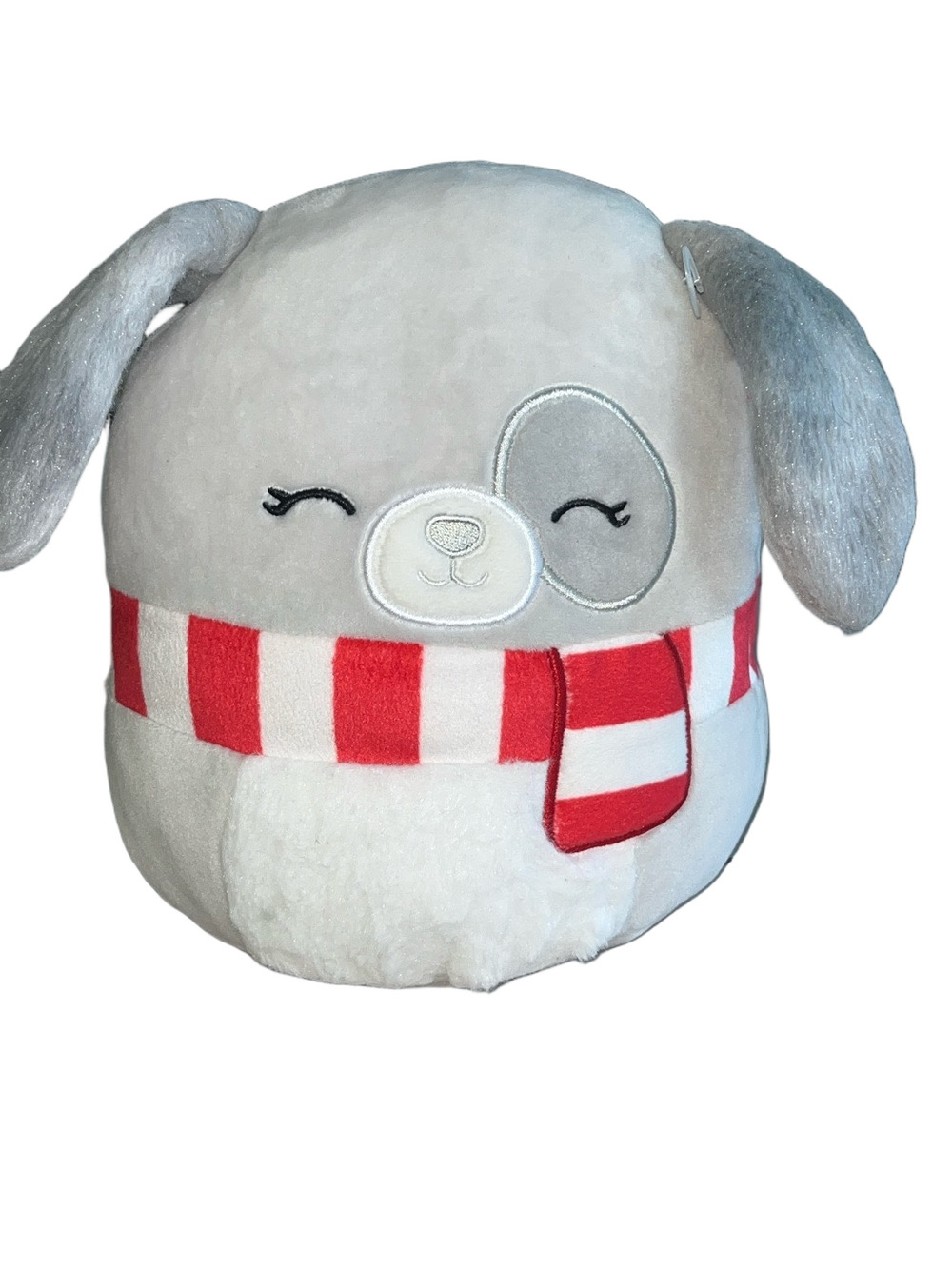 NWOT Ivy the grey and white puppy Squishmallow